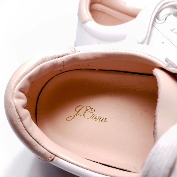 J. Crew Saturday Sneaker White Leather Casual Sz 7 - Picture 7 of 12